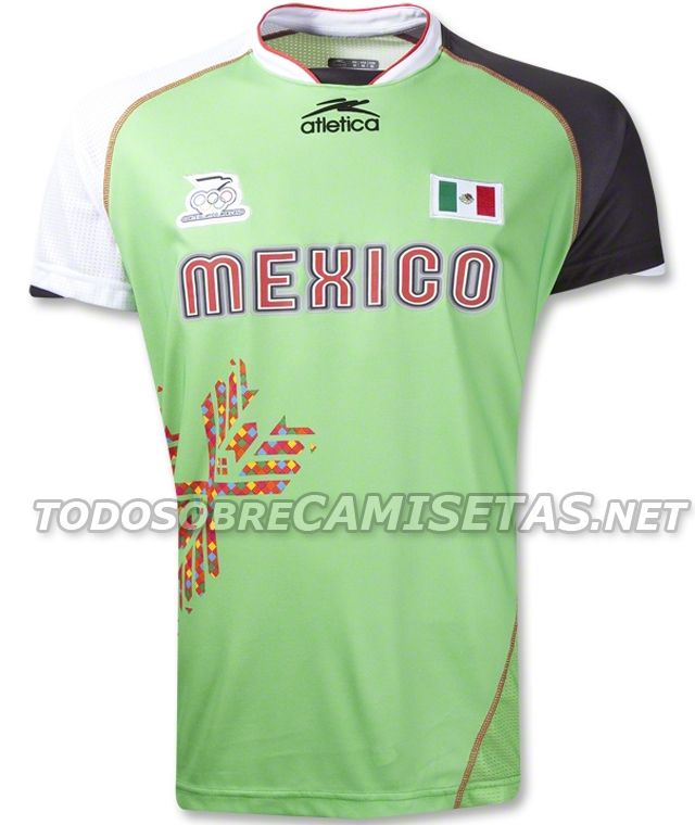 Jerseys Atlética de México para Juegos Panamericanos y Olimpíadas 2012